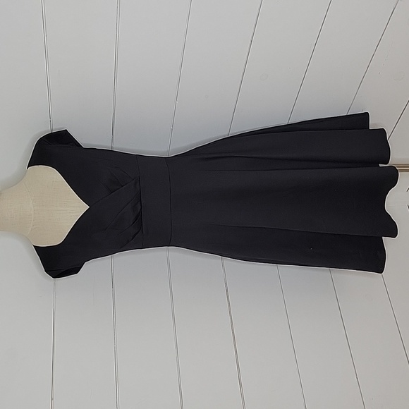 BBONLINEDRESS large black cotton midi dress - Picture 1 of 6
